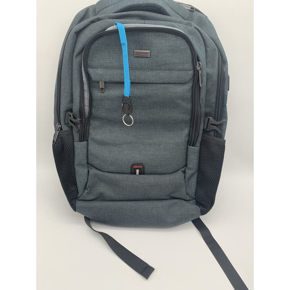 Duslang 17" Travel Laptop Backpack Water Resistant Phone USB Charger Anti-Theft